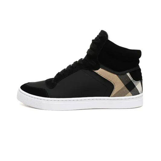 B*RBRY House Check Hi Top Sneakers