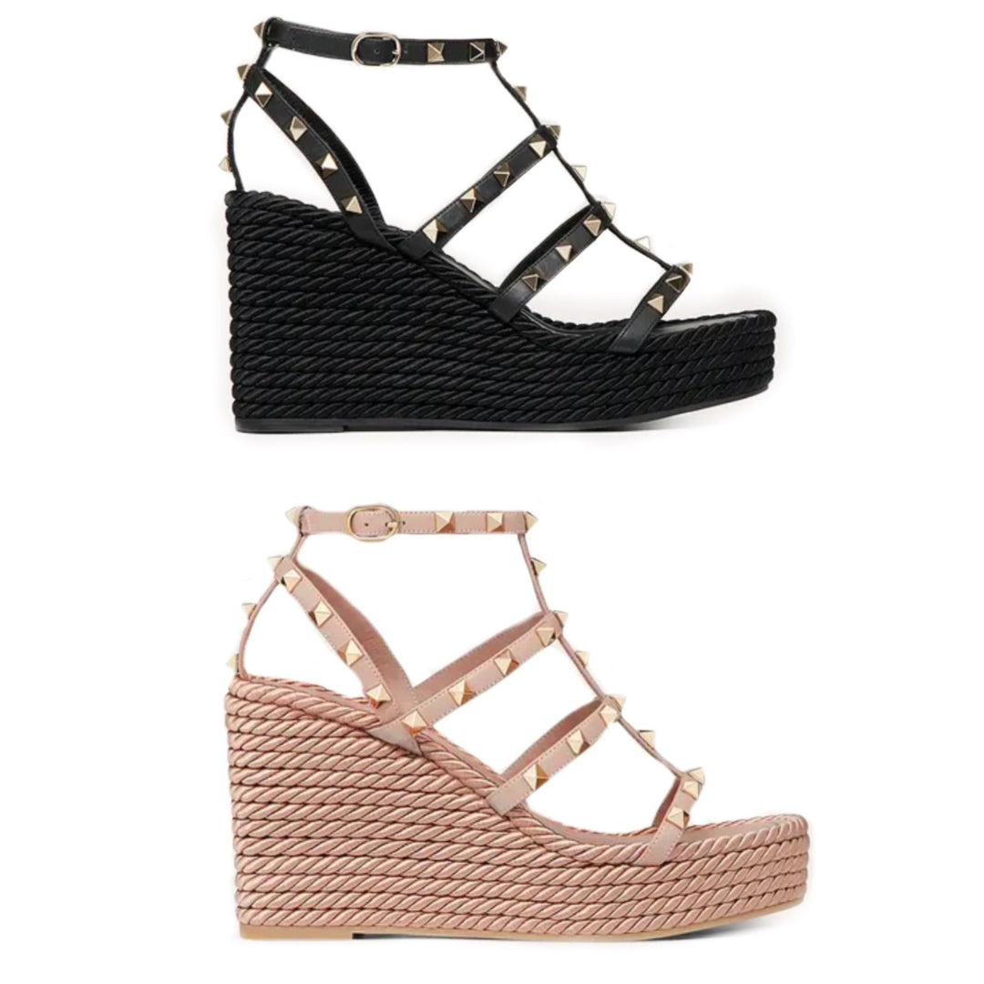 Rockstud Wedge Sandal (Women’s)