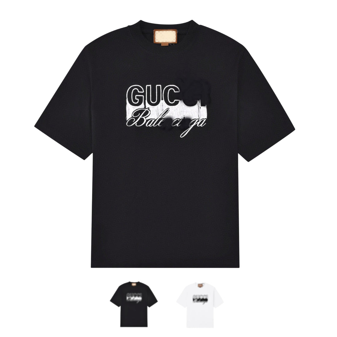 GV*C1 x B*L3NC14G Collab Logo Oversized T-shirt