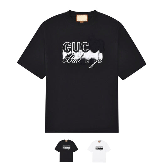 GV*C1 x B*L3NC14G Collab Logo Oversized T-shirt