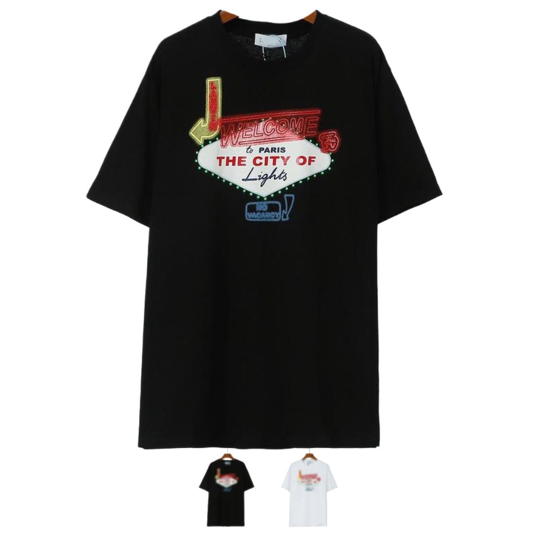 L4NV*N The City Of Lights Oversized T-shirt