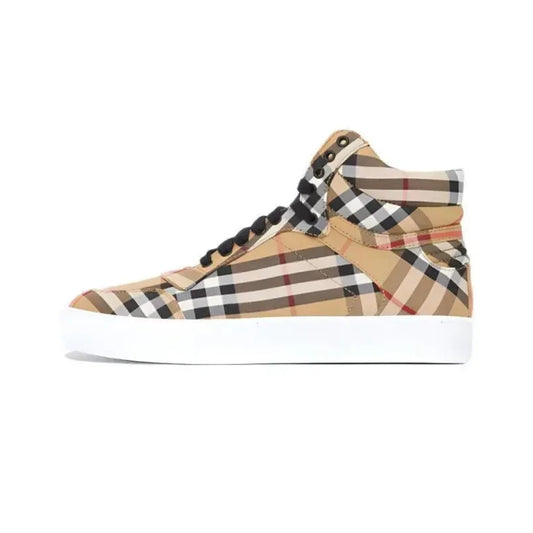 B*RBRY Skateboard High-Top Archive Beige