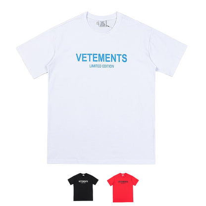 V3T3M3NTS Logo Oversized T-shirt