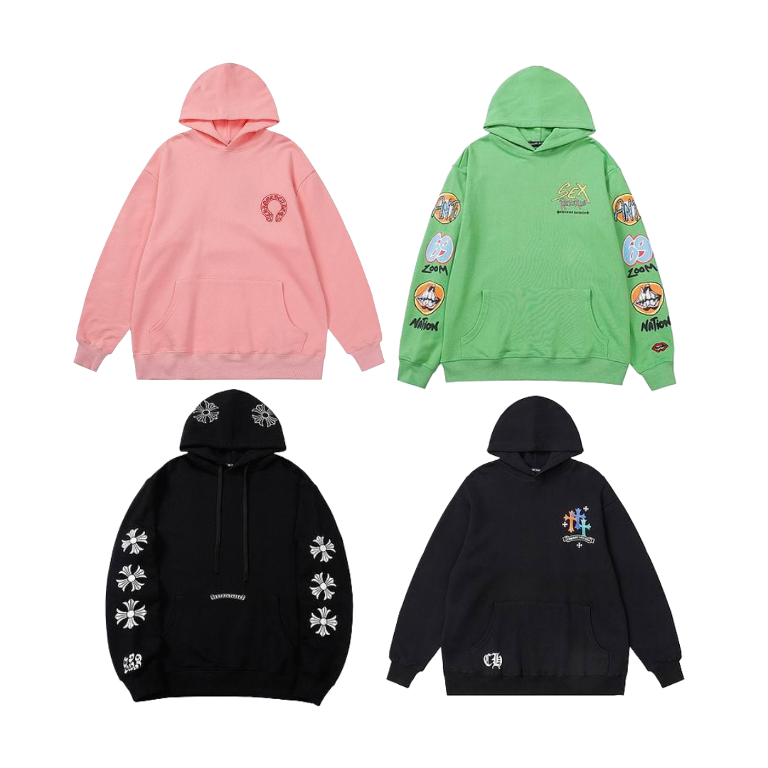 CH*0M3 H34*TS Logo Hoodie