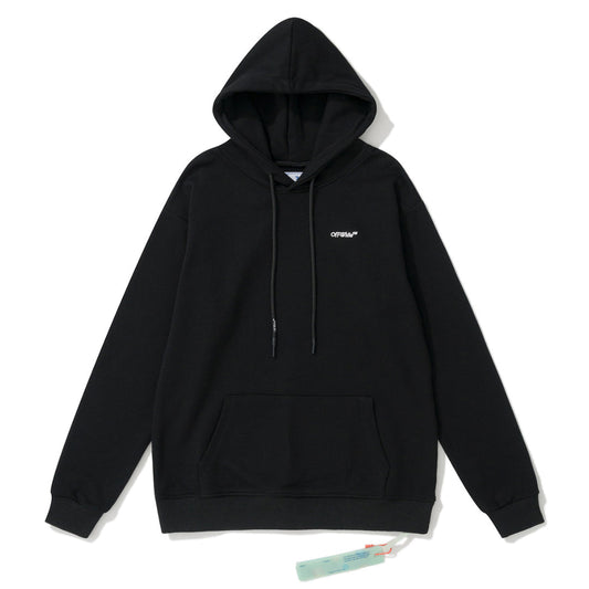 Back Arrow Print Hoodie