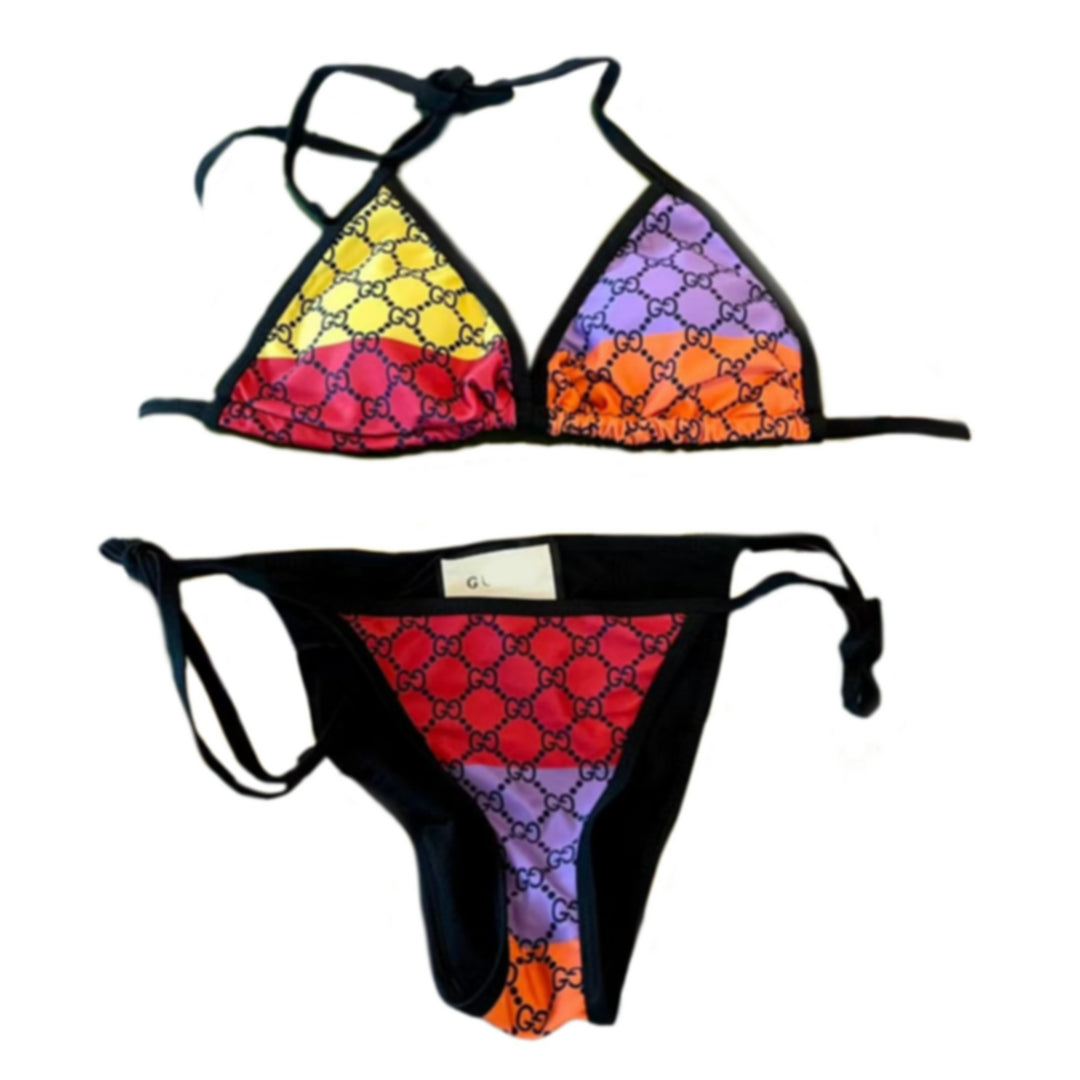 GV*C1 Double G Multicolor Bikini Swimsuit