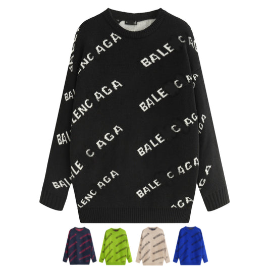 B*L3NC14G All Over Logo Sweater