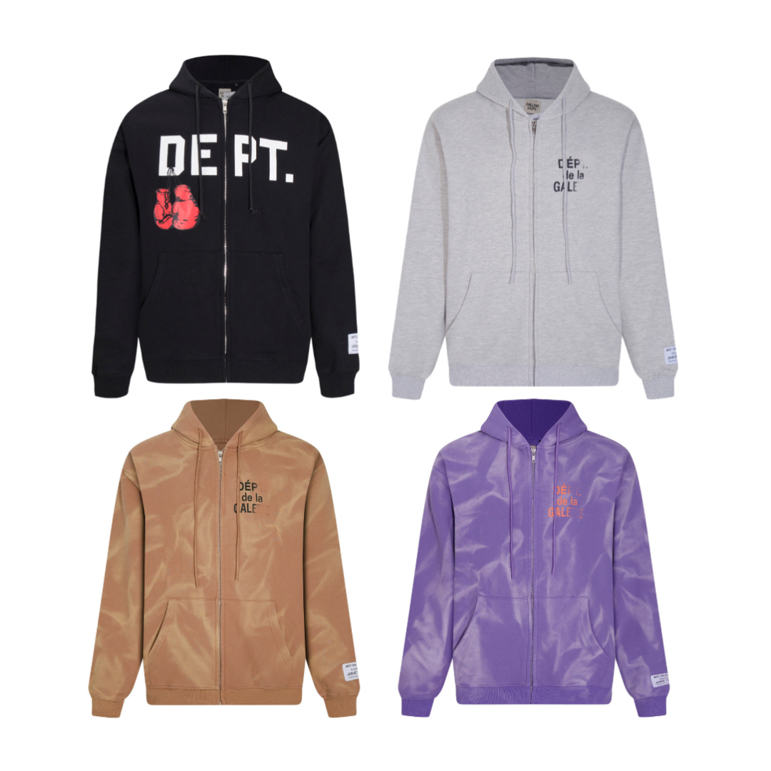 G*LL*RY D*PT Zip Up Hoodie