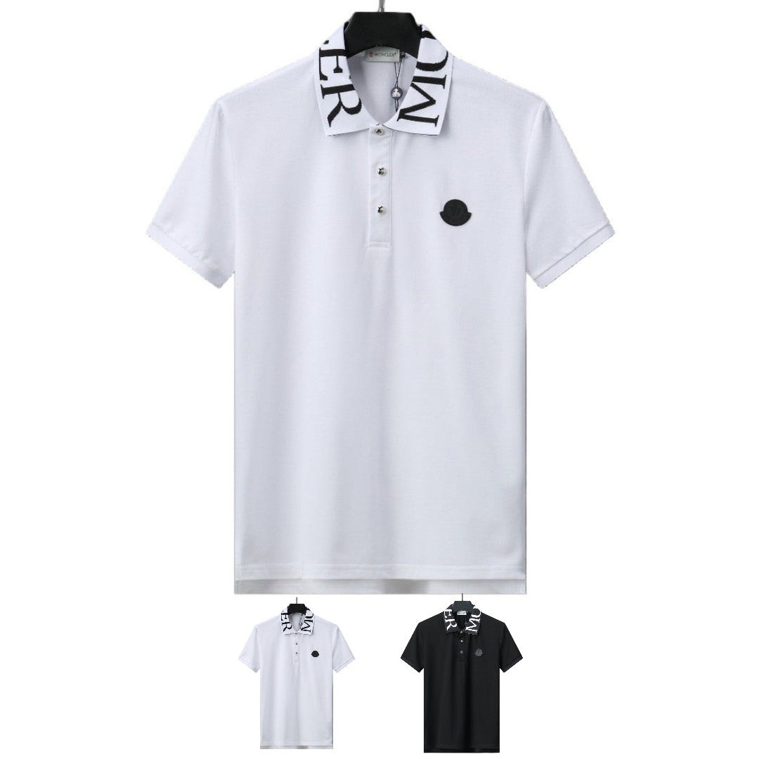 M*NCLR Collar Logo Polo Shirt