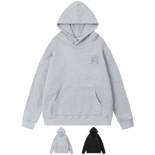 Ma Bar Embroidered Logo Hoodie