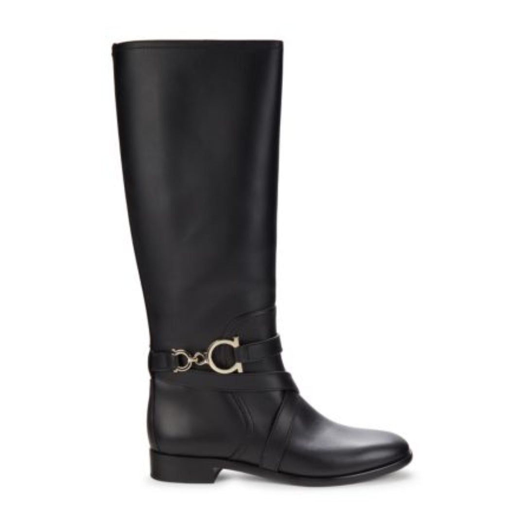 Gancini Knee-High Riding Boots