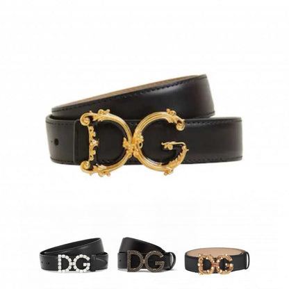 DG Crystals Logo Belt