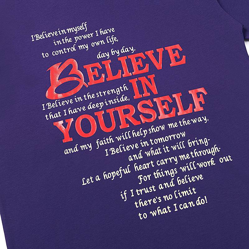 V3T3M3NTS Believe In Yourself Oversized T-shirt