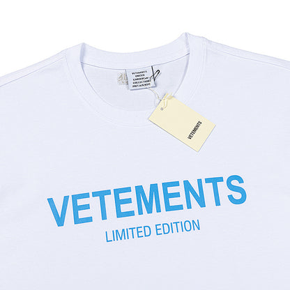 V3T3M3NTS Logo Oversized T-shirt