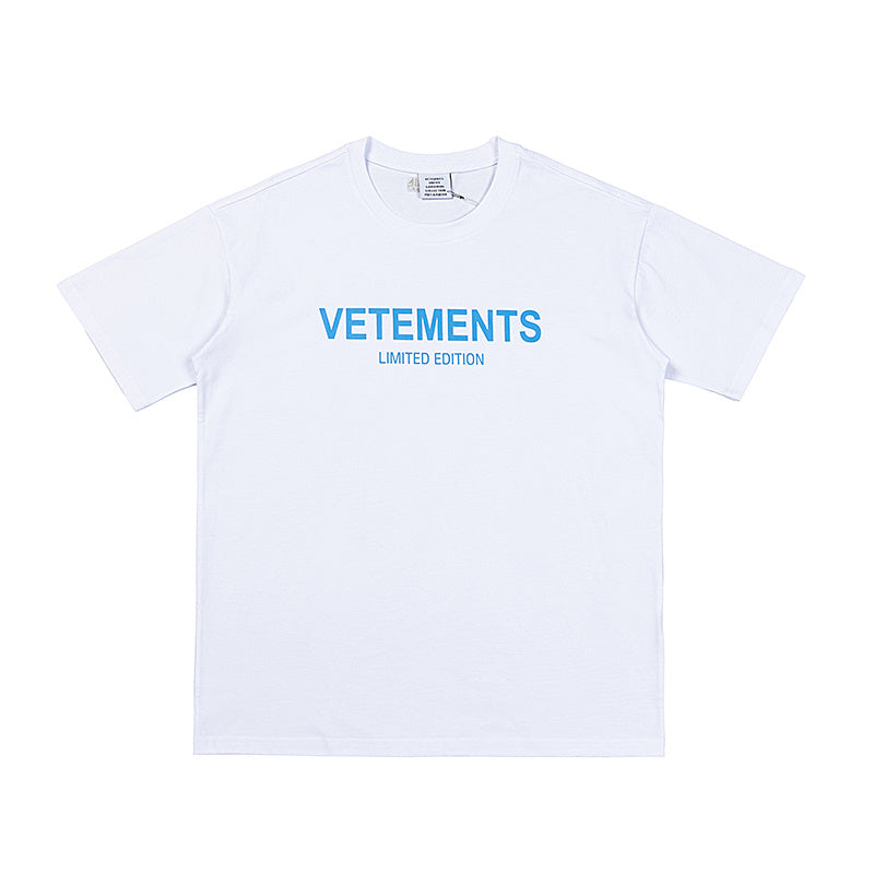 V3T3M3NTS Logo Oversized T-shirt