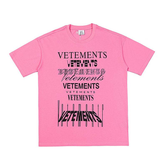 V3T3M3NTS Logo Oversized T-shirt