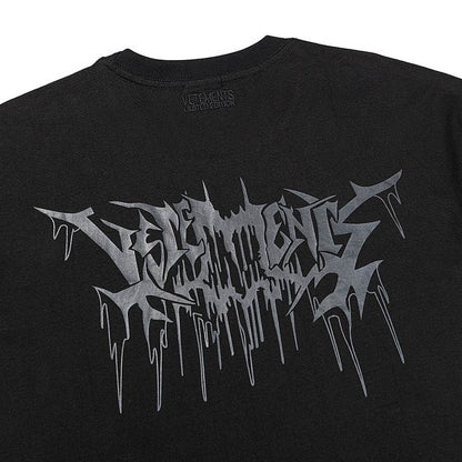 V3T3M3NTS Skull Logo Oversized T-shirt