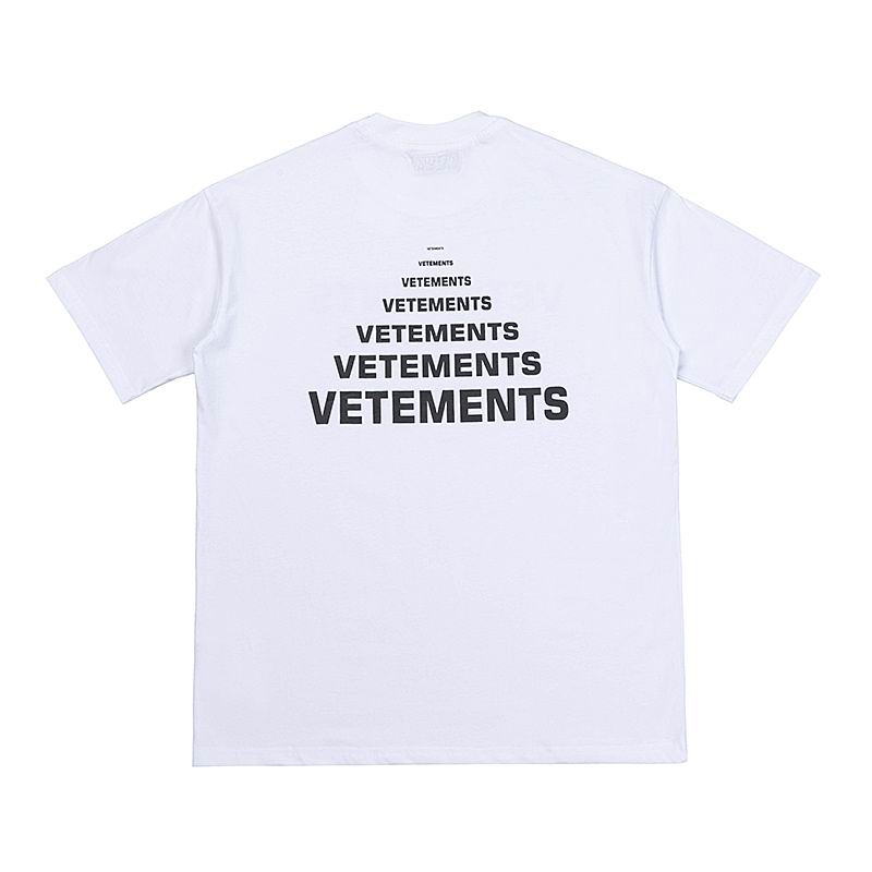 V3T3M3NTS Logo Oversized T-shirt