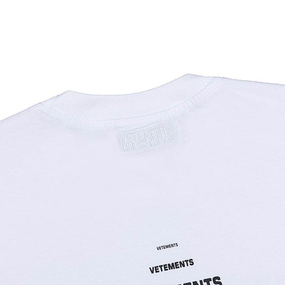 V3T3M3NTS Logo Oversized T-shirt