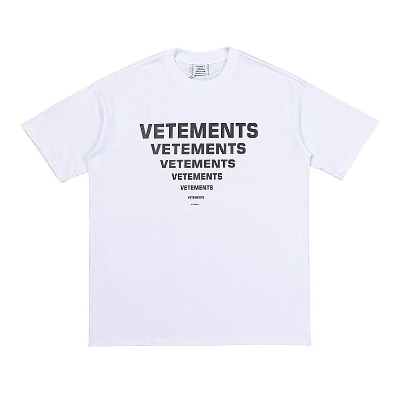 V3T3M3NTS Logo Oversized T-shirt