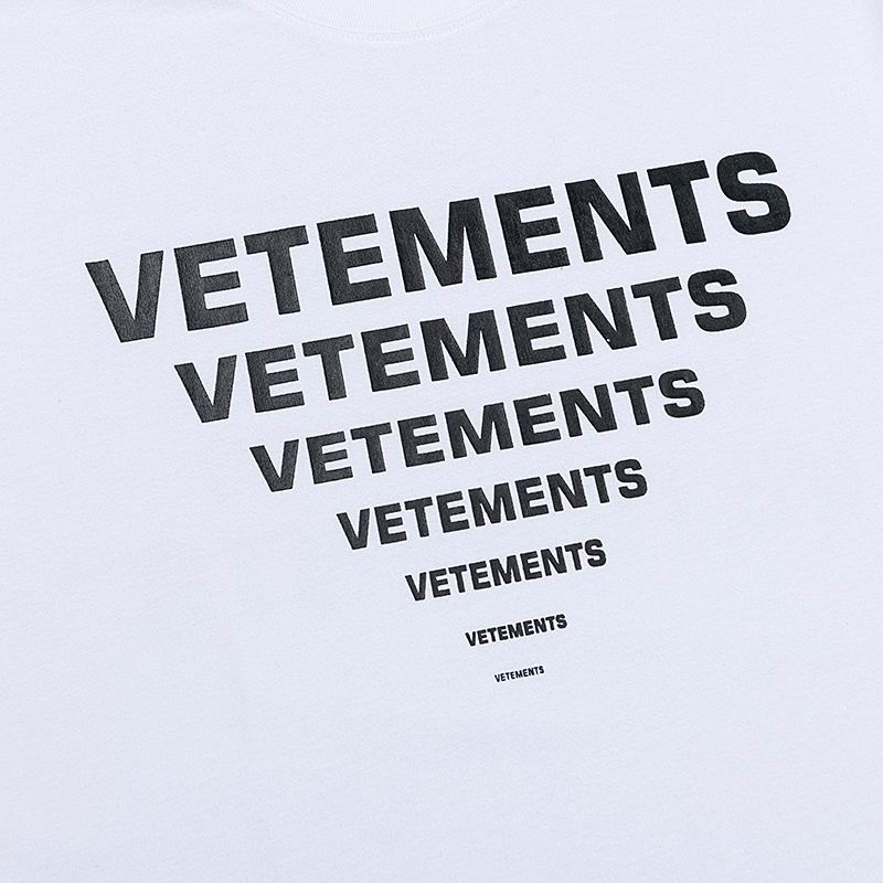 V3T3M3NTS Logo Oversized T-shirt