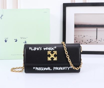 Jitney Slogan-Print Wallet