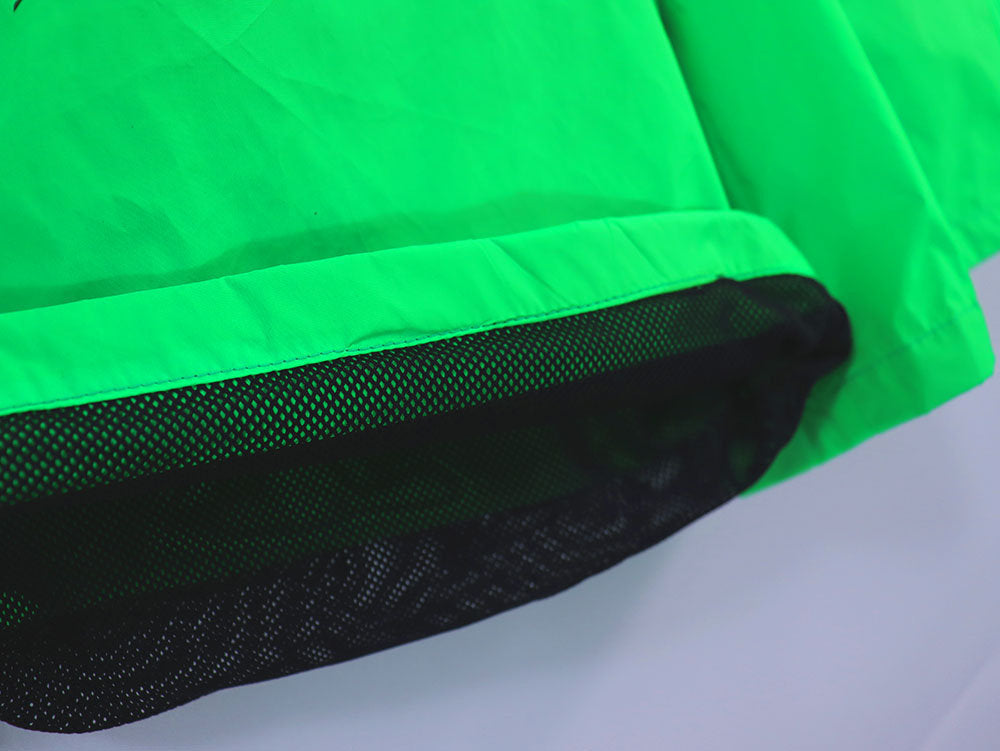 Green Curved Logo Swim Shorts