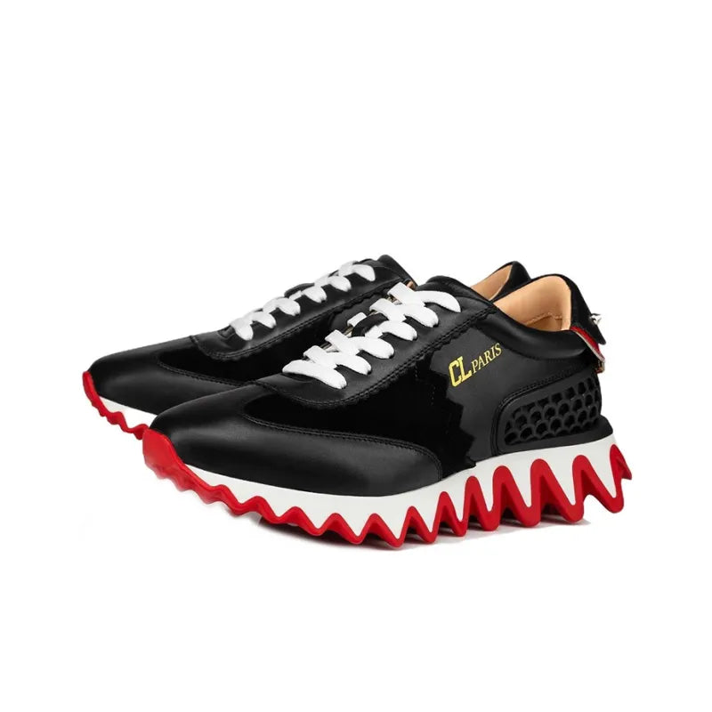 Loubishark Leather Sneakers