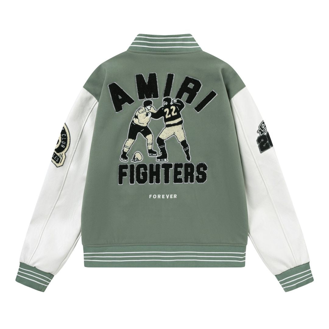 Logo Applique Varsity Jacket