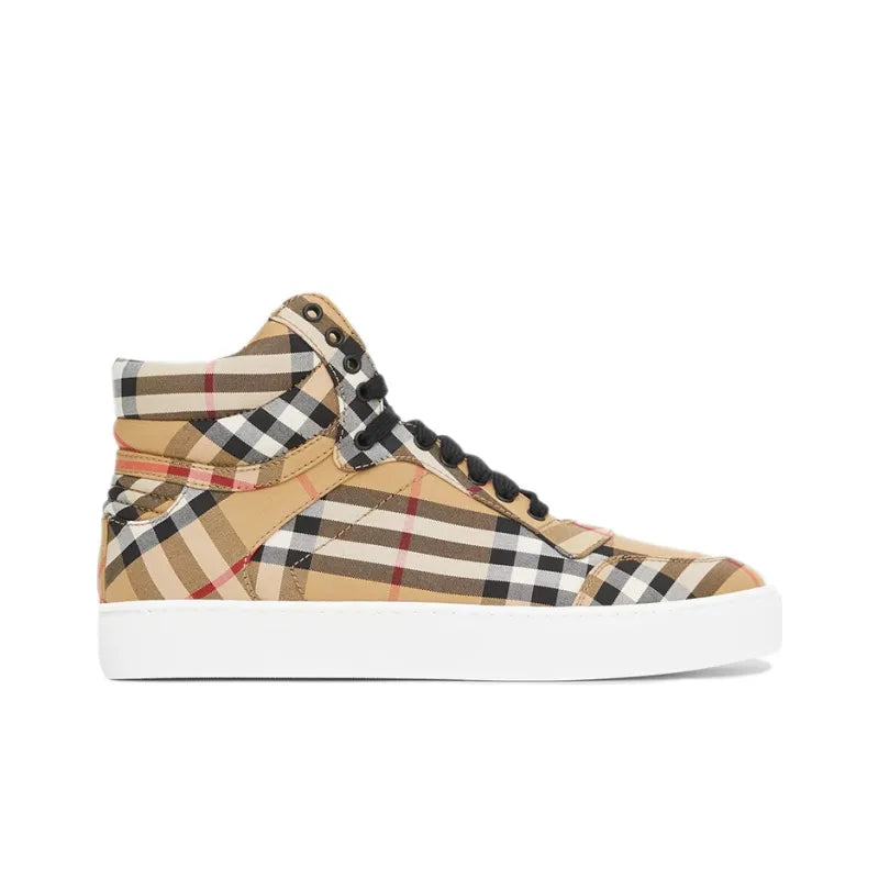 B*RBRY Skateboard High-Top Archive Beige