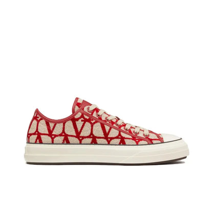 VL7N Toile Iconographe Print Low Top Sneakers