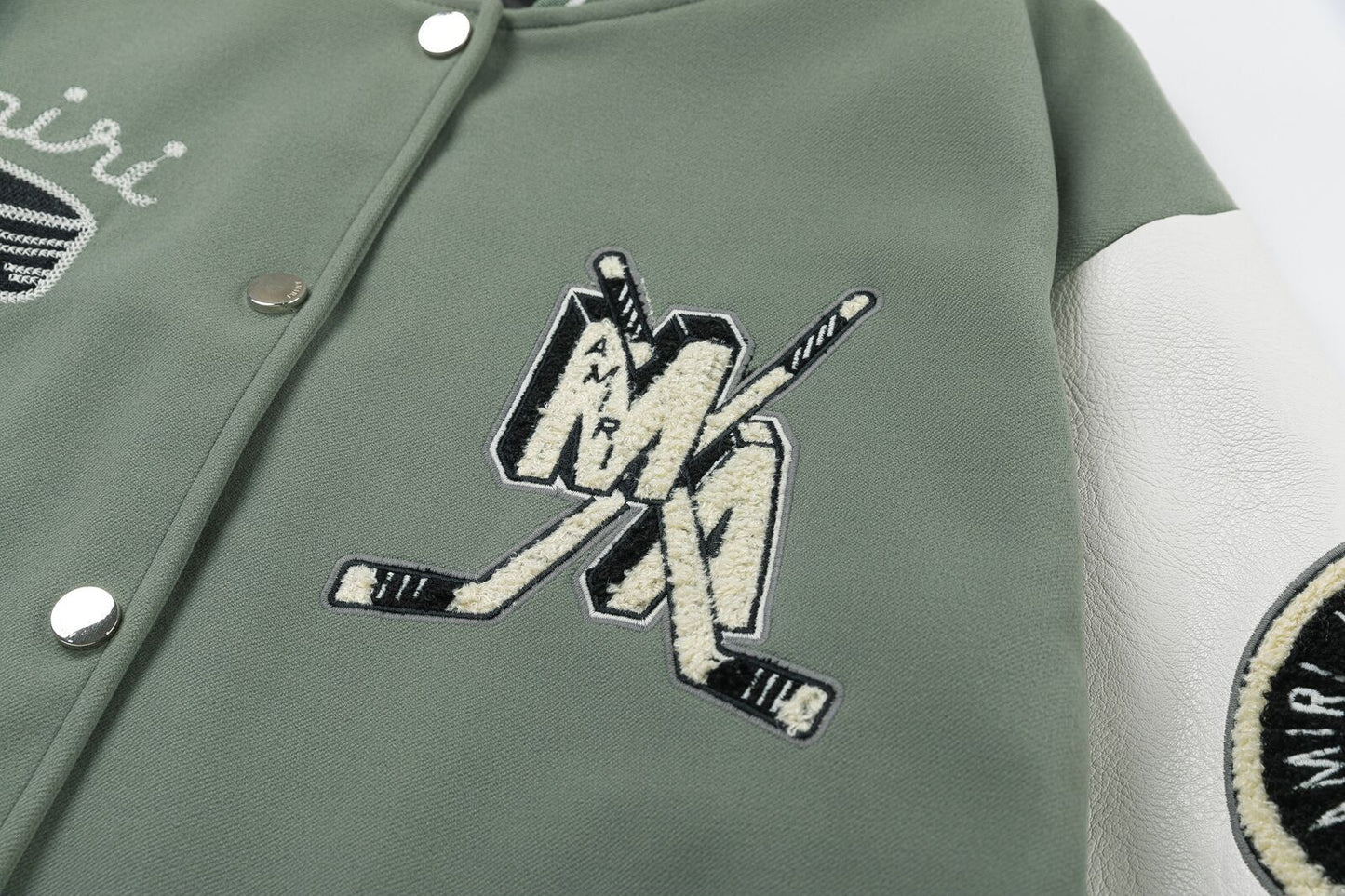 Logo Applique Varsity Jacket