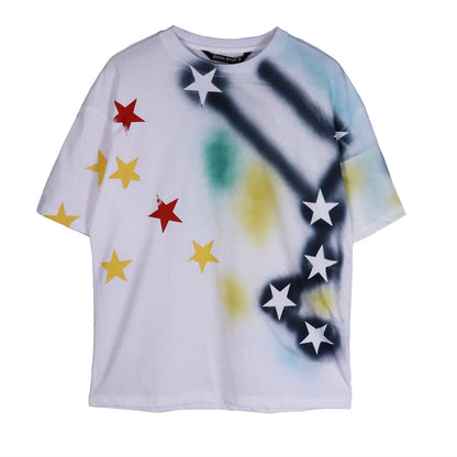 Sprayed Stars Vintage T-Shirt