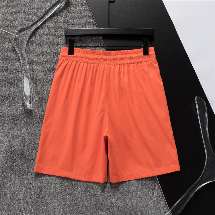 M*NCLR Embroidered Patched Logo Swim Shorts