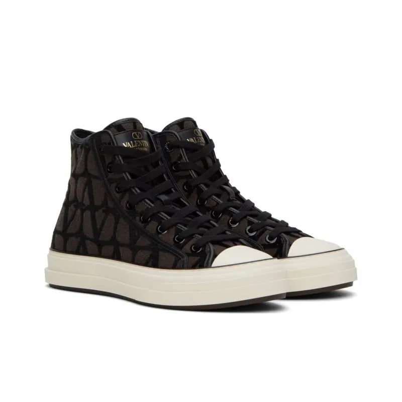 VL7N Toile Iconographe Print High Top Sneakers