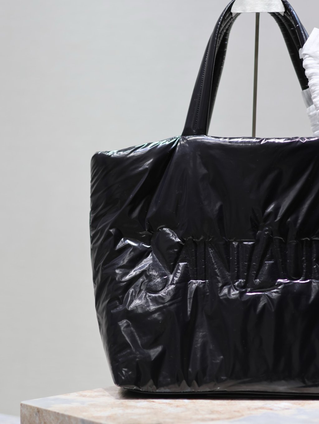 Y*ES S*L Logo Debossed Tote Bag