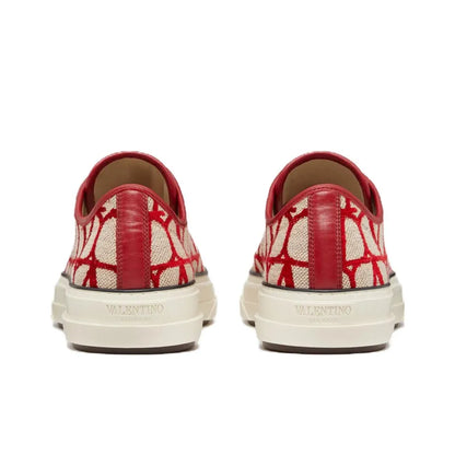 VL7N Toile Iconographe Print Low Top Sneakers