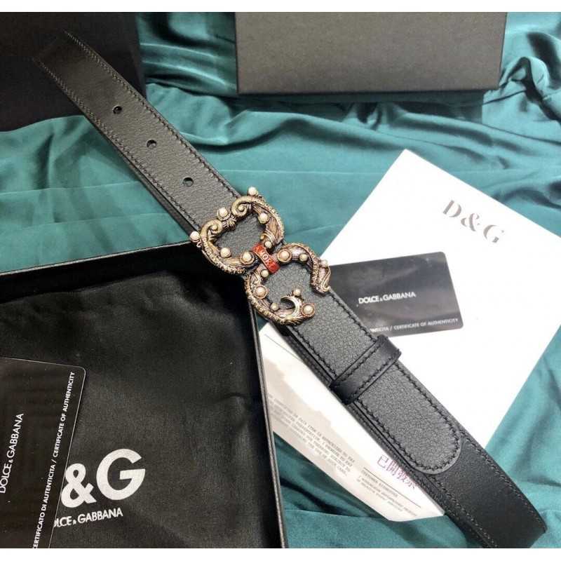 DG Crystals Logo Belt