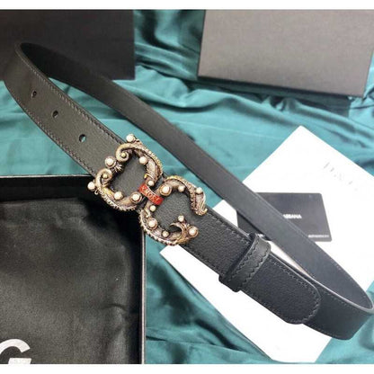 DG Crystals Logo Belt