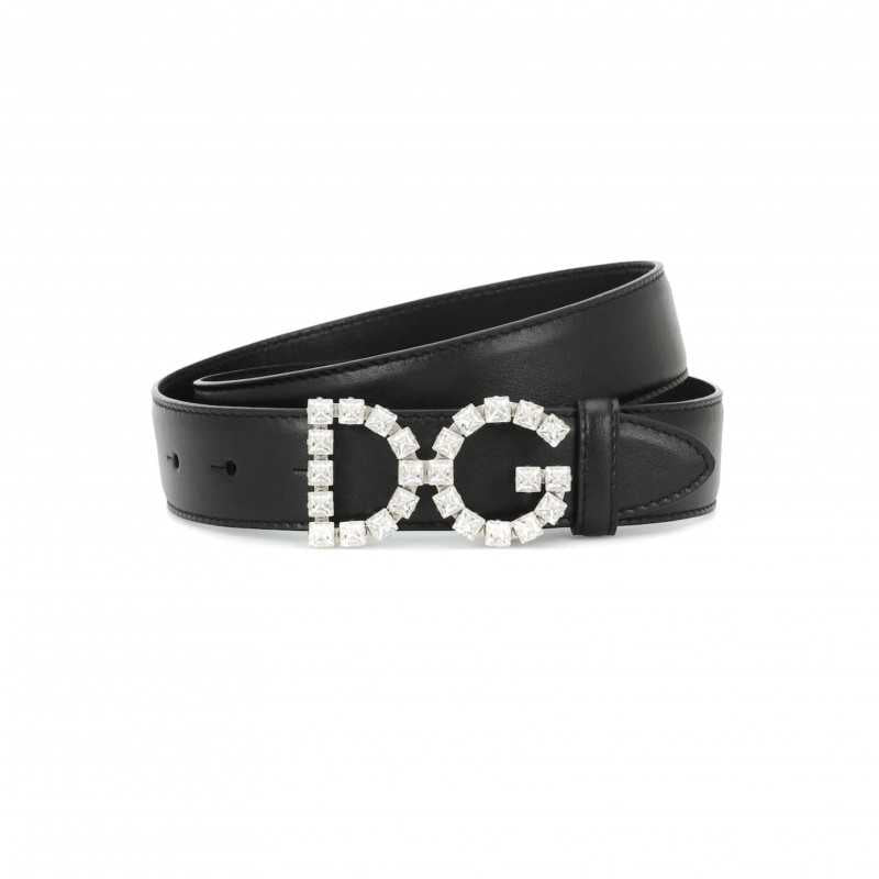 DG Crystals Logo Belt