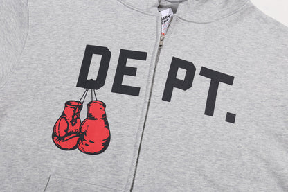 G*LL*RY D*PT Zip Up Hoodie