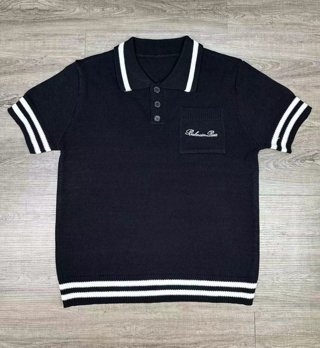 B*LMN Signature Knit Polo Shirt