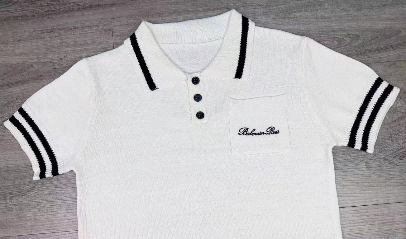 B*LMN Signature Knit Polo Shirt