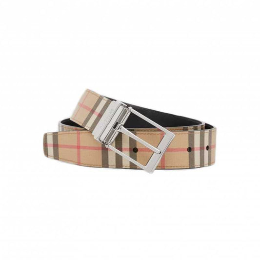 Reversible Vintage Check Belt